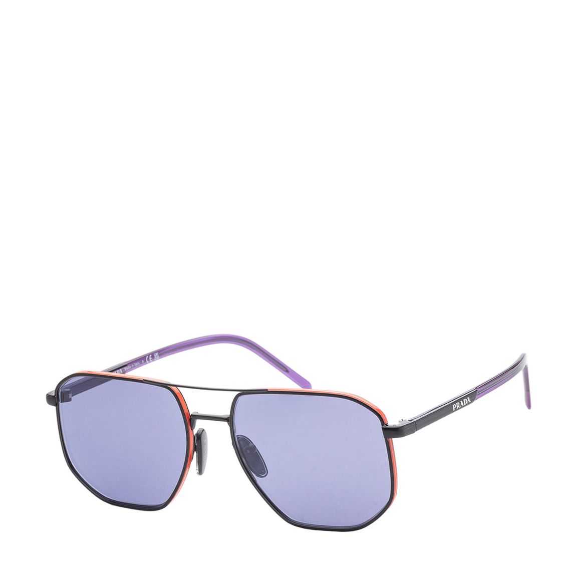 Men's Purple Prada Sunglasses 57mm main product photo