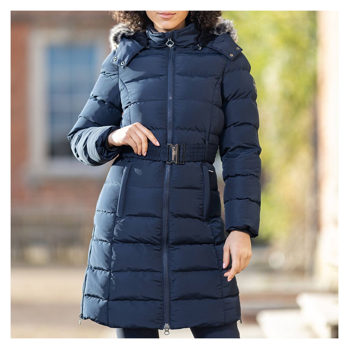 Navy Gina Three Quarter Coat main product photo