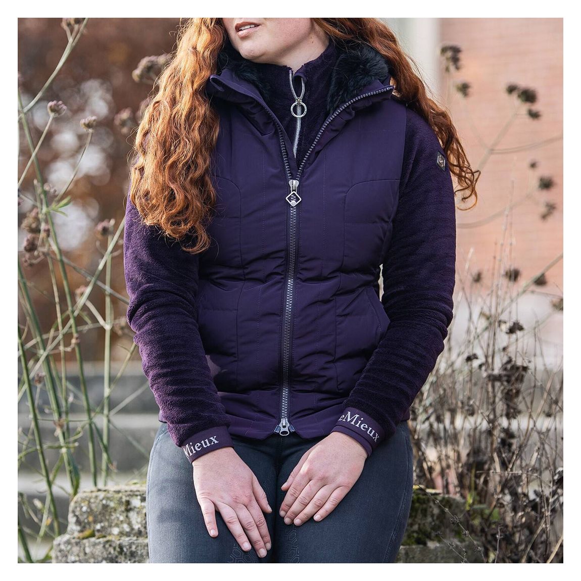 Purple Loire Winter Gilet main product photo