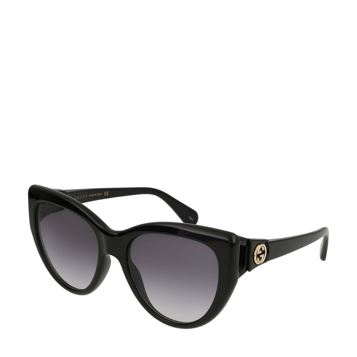 Women's Black Gucci Sunglasses 56mm main product photo
