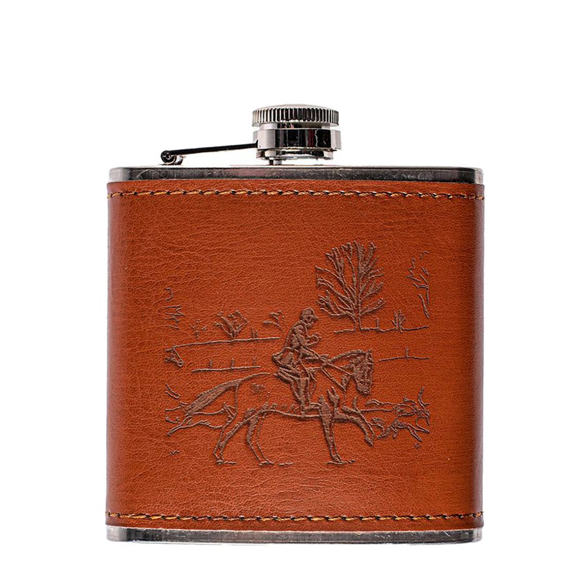 Hunting Leather Hip Flask main product photo