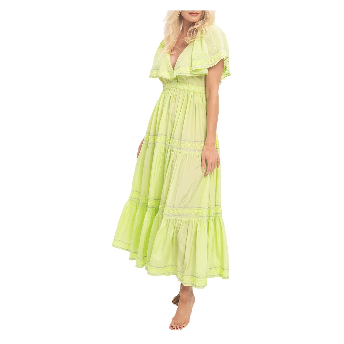 Green Tilly Maxi Dress main product photo