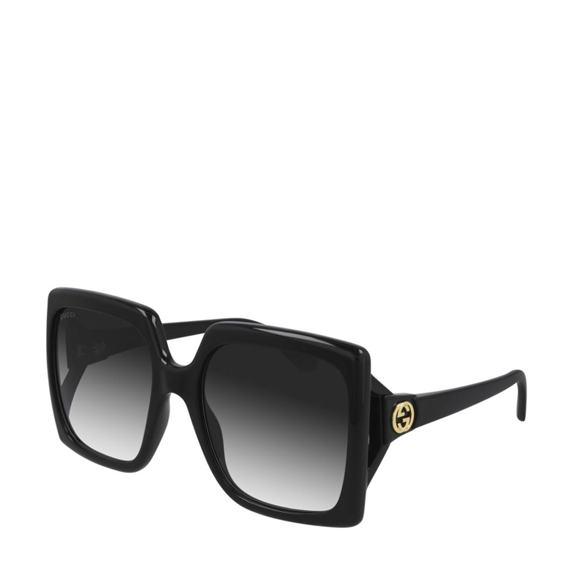 Women's Black Gucci Sunglasses 55mm main product photo