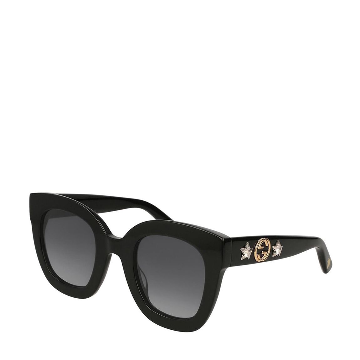 Women's Black Gucci Sunglasses 49mm main product photo