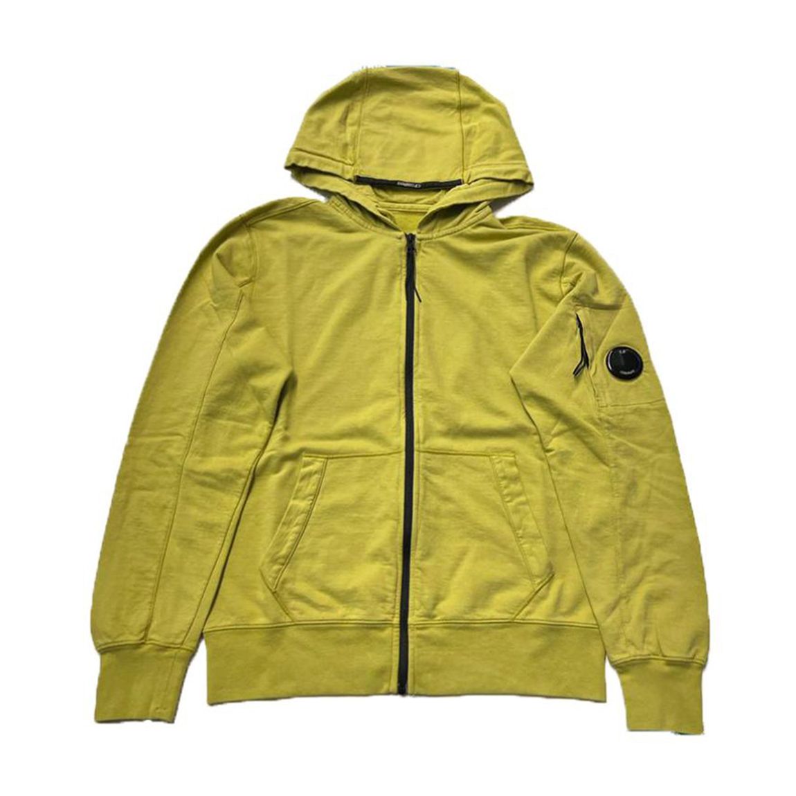 Gold Zipped Cotton Hoodie main product photo