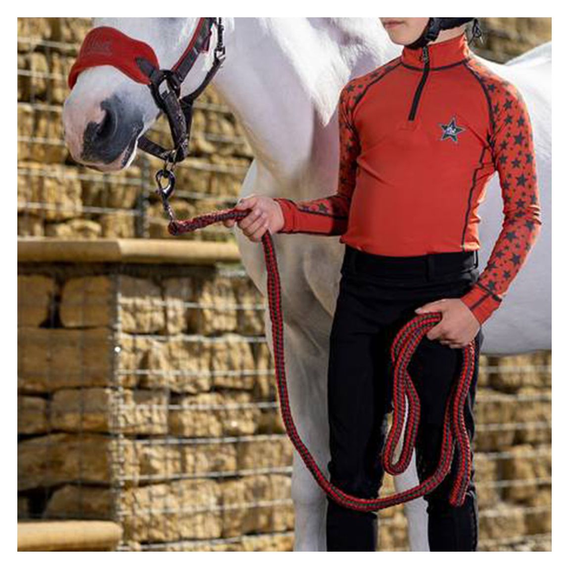 Orange Mini Vogue Headcollar And Leadrope main product photo