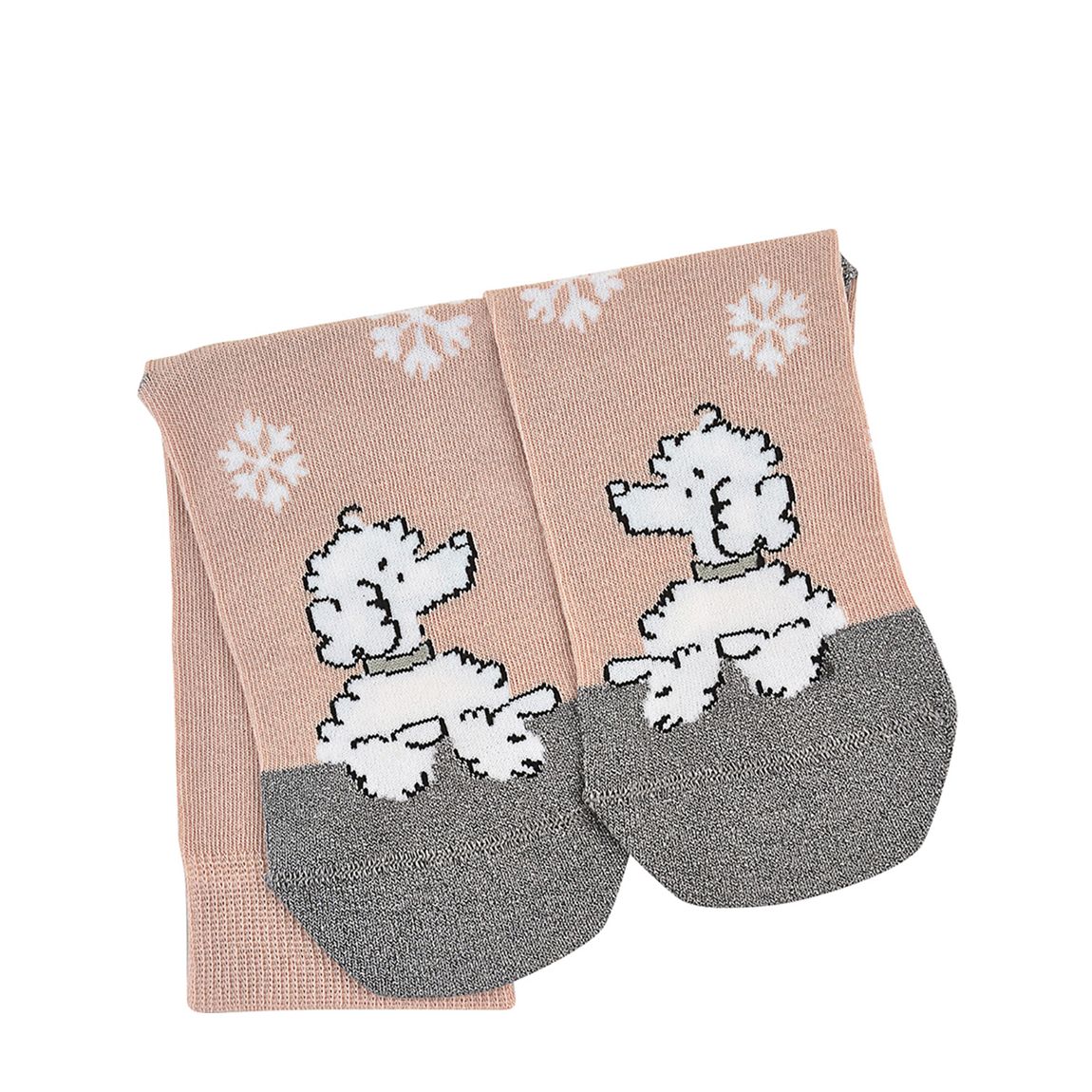 Pink 1Pk Dog Socks Festive Dogs main product photo
