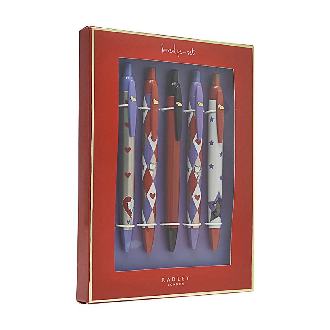 Red Harlequin Boxed Pen Set main product photo