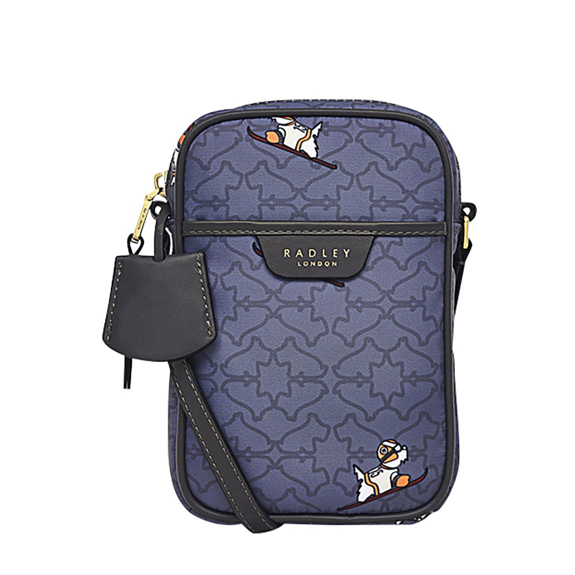 Cloud Burst Heirloom Ski Dog Medium Phone Crossbody main product photo