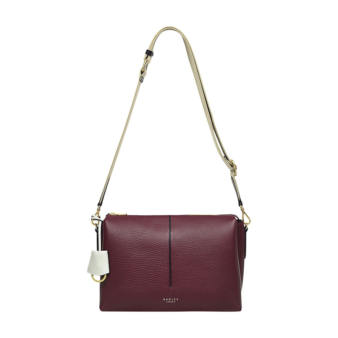 Red Hillgate Place Medium Ziptop Crossbody main product photo