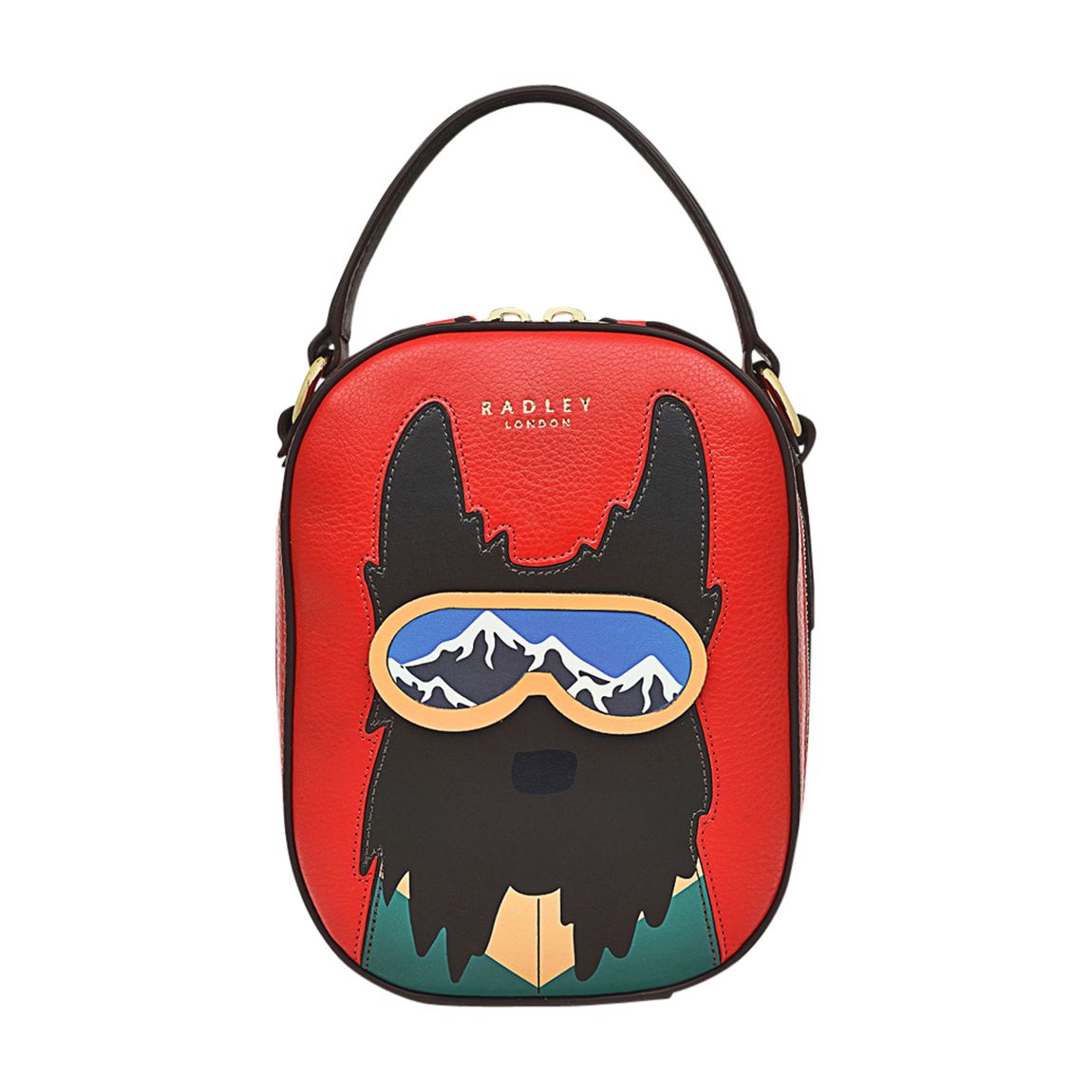 Red Ski Small Ziptop Crossbody main product photo