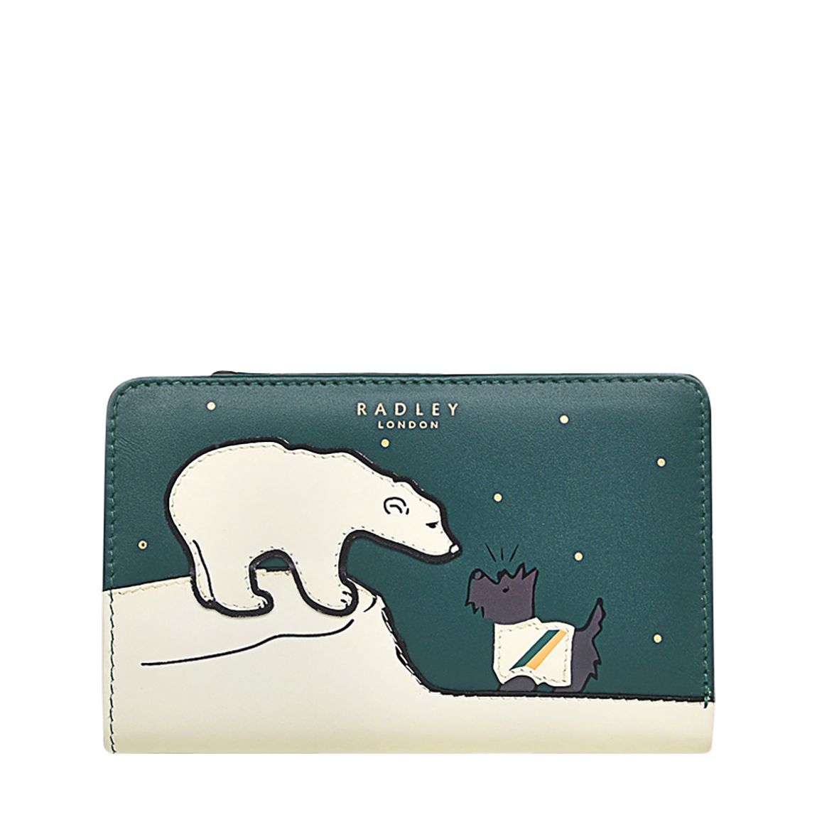 Green Bear With Me Medium Bifold Purse main product photo