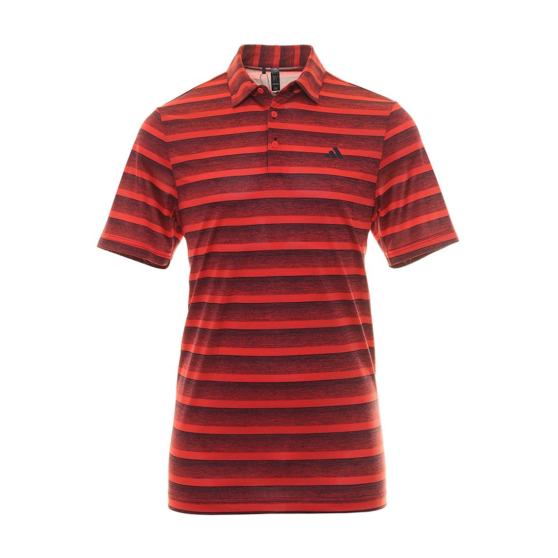 Red Adidas Golf Stripe Polo main product photo