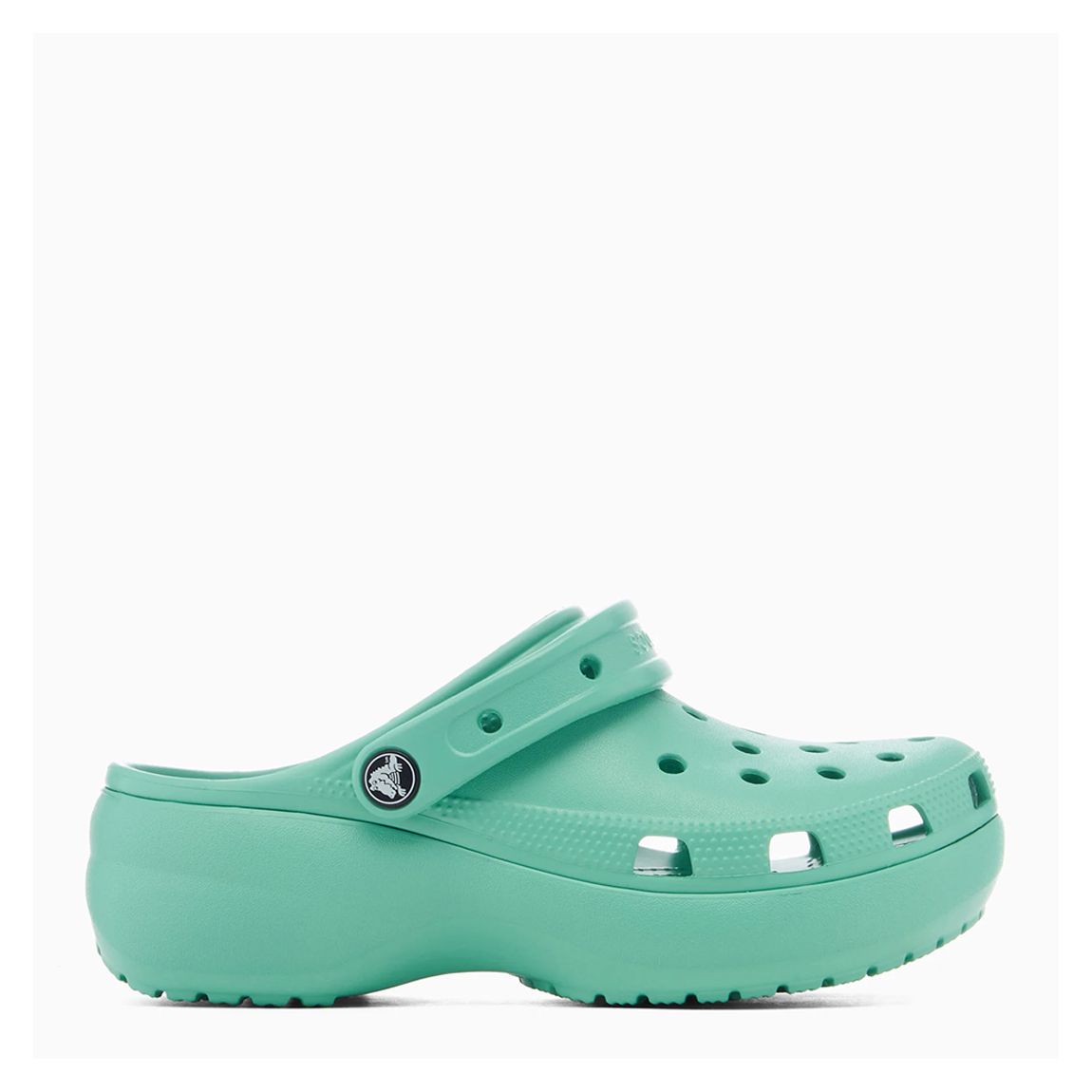 Green Classic Platform Clogs main product photo