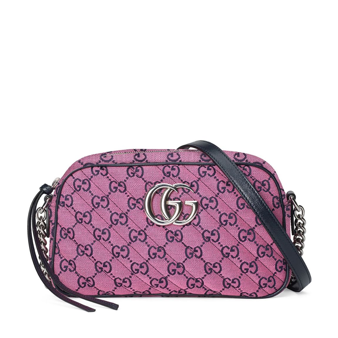 Gucci Marmont GG Multicolor Small Shoulder Bag In Pink main product photo