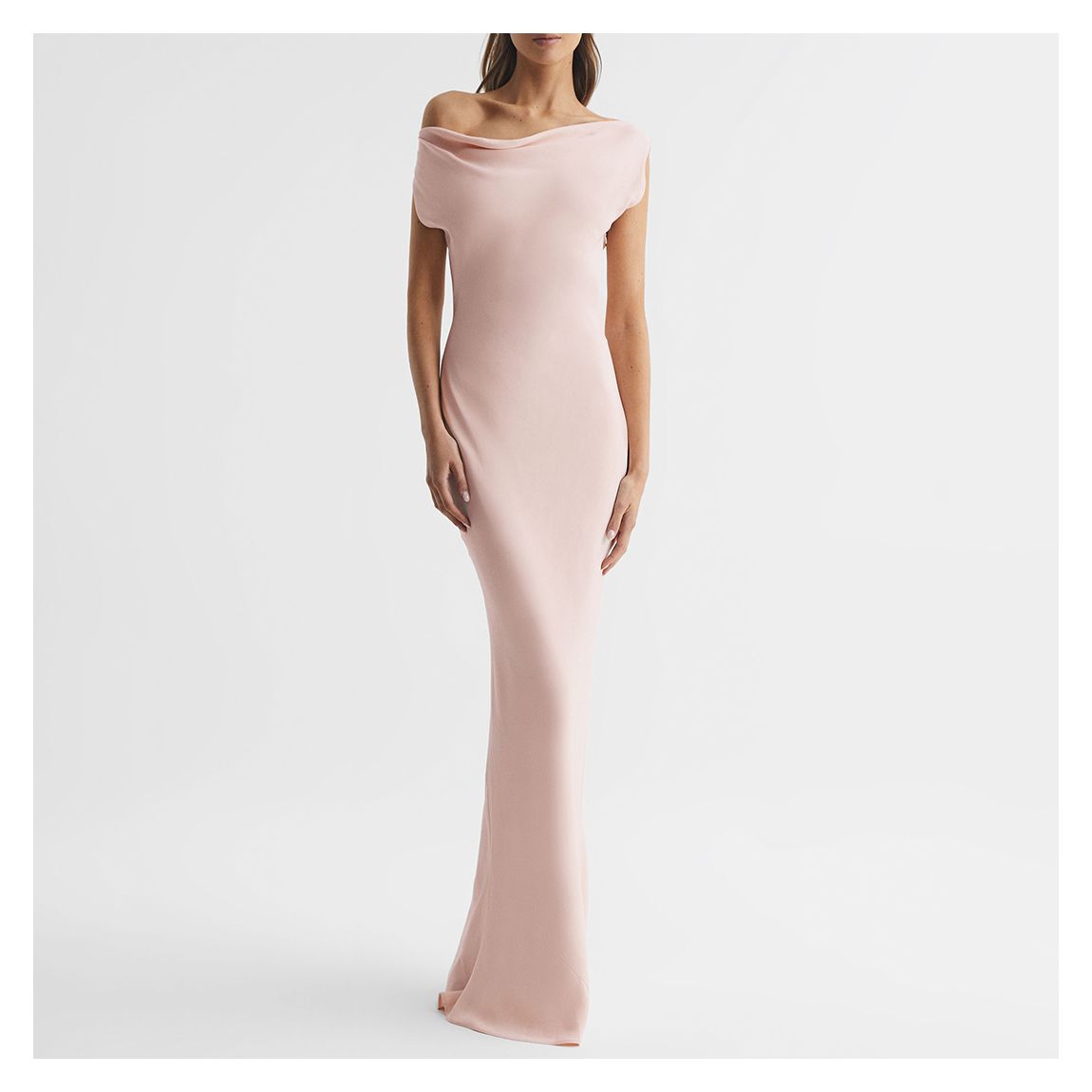 Nude Loretta Drape Maxi Dress main product photo
