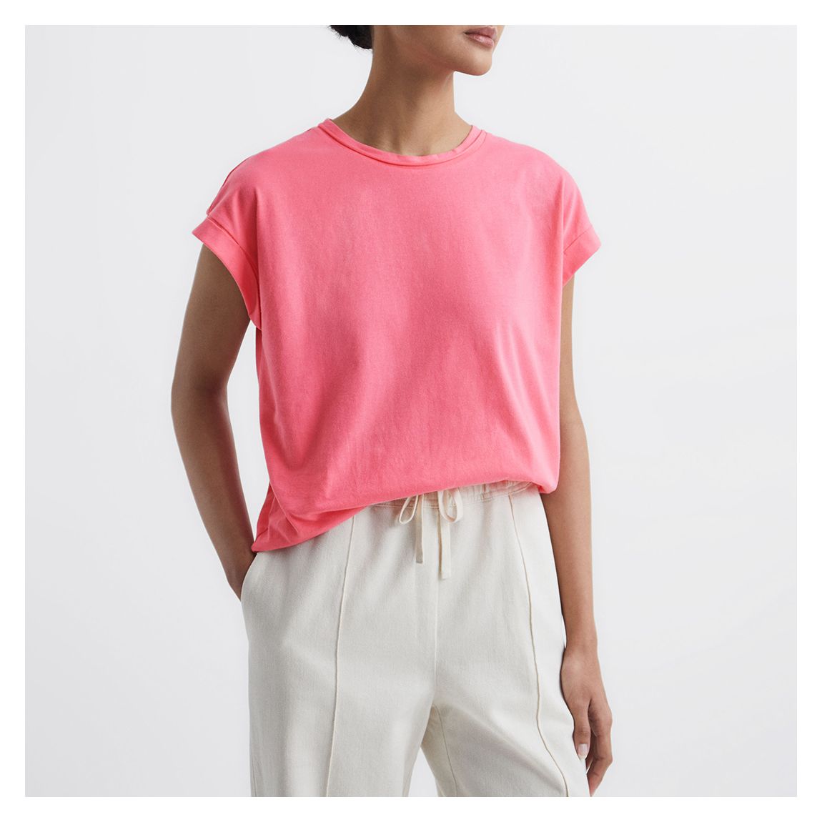 Pink Tereza Cotton T-Shirt main product photo