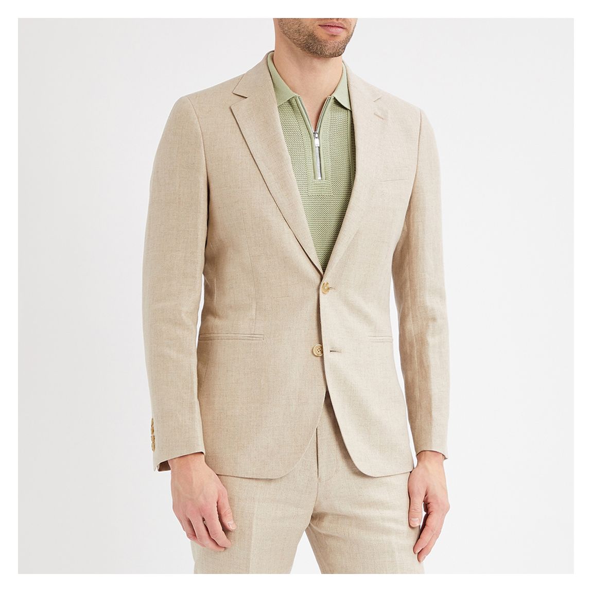 Sand Gosnold Linen Suit Jacket main product photo