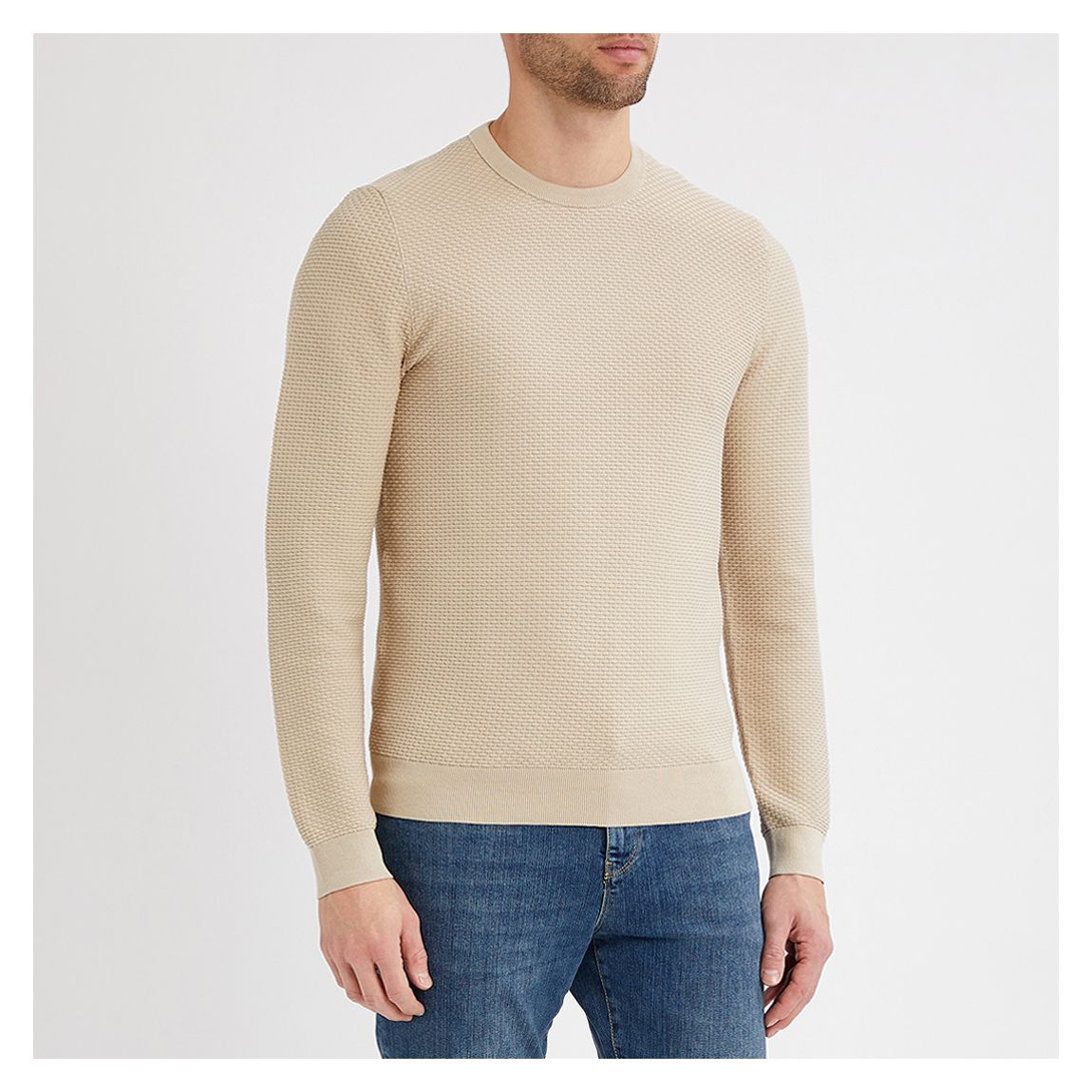 Stone Abe Textured Cotton Blend Jumper main product photo