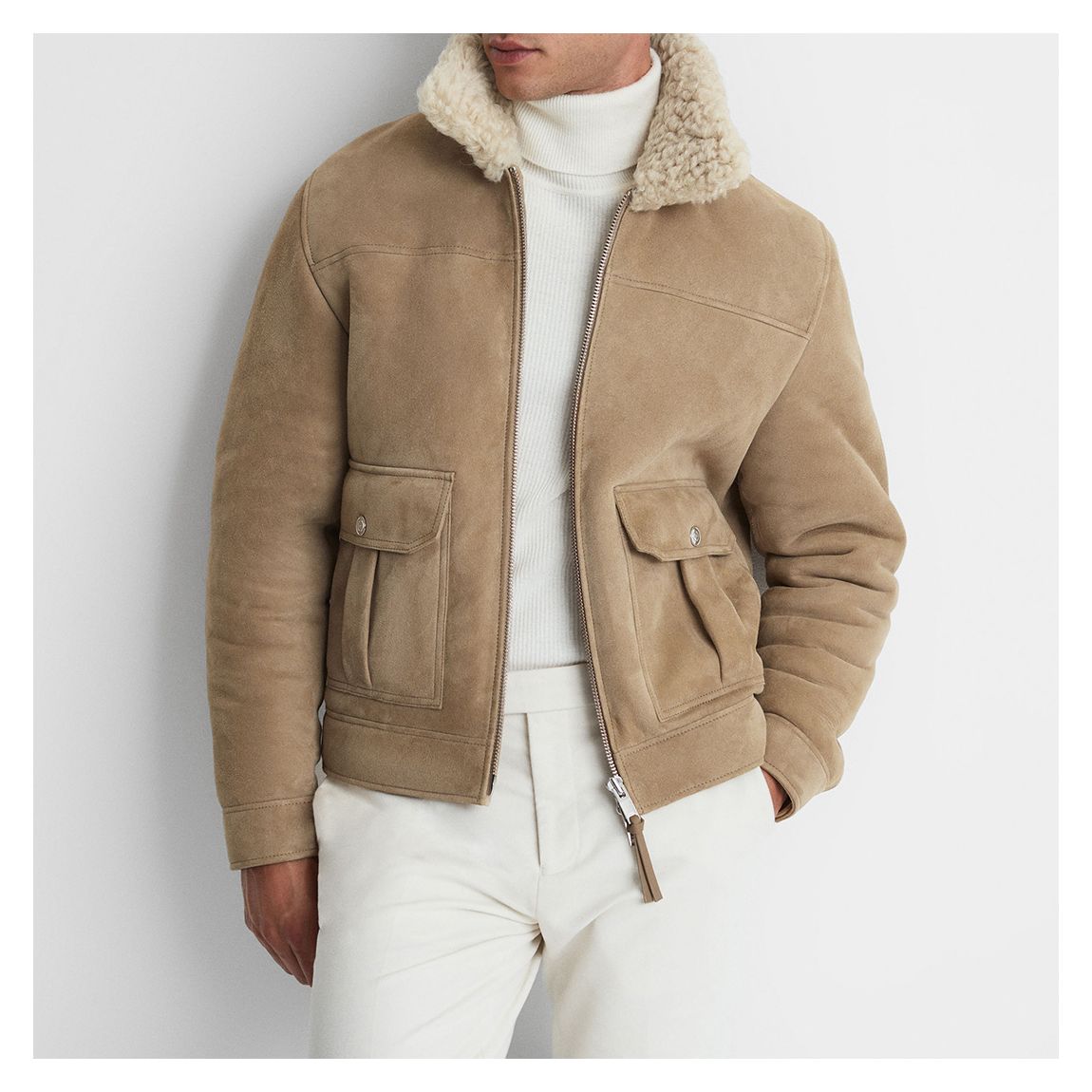 Camel Roseberry Zipped Jacket main product photo