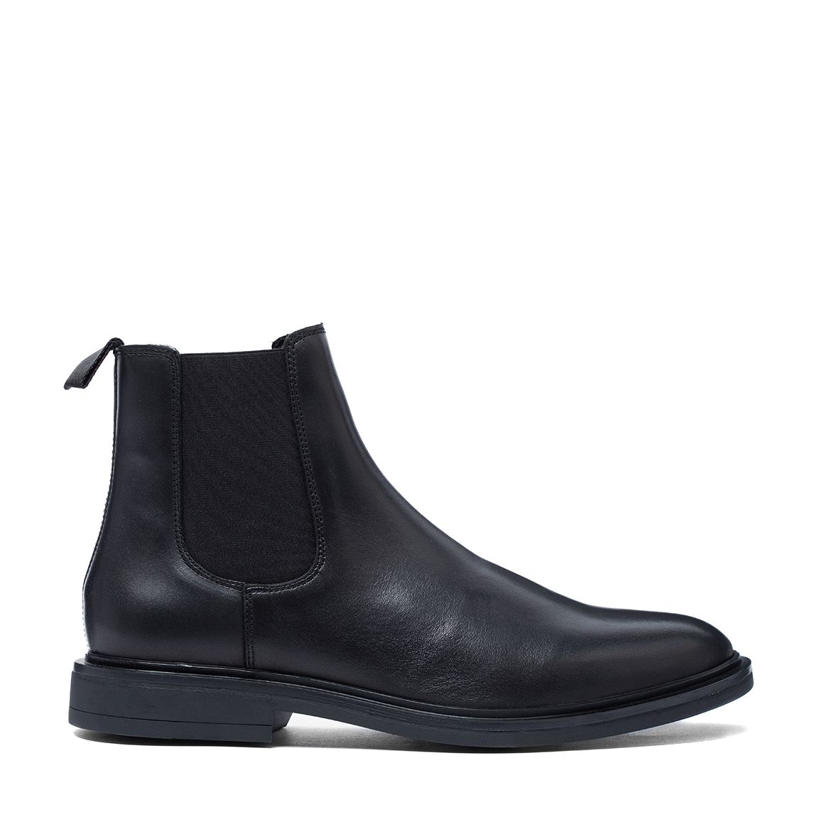 Black Brenor Leather Chelsea Boots main product photo
