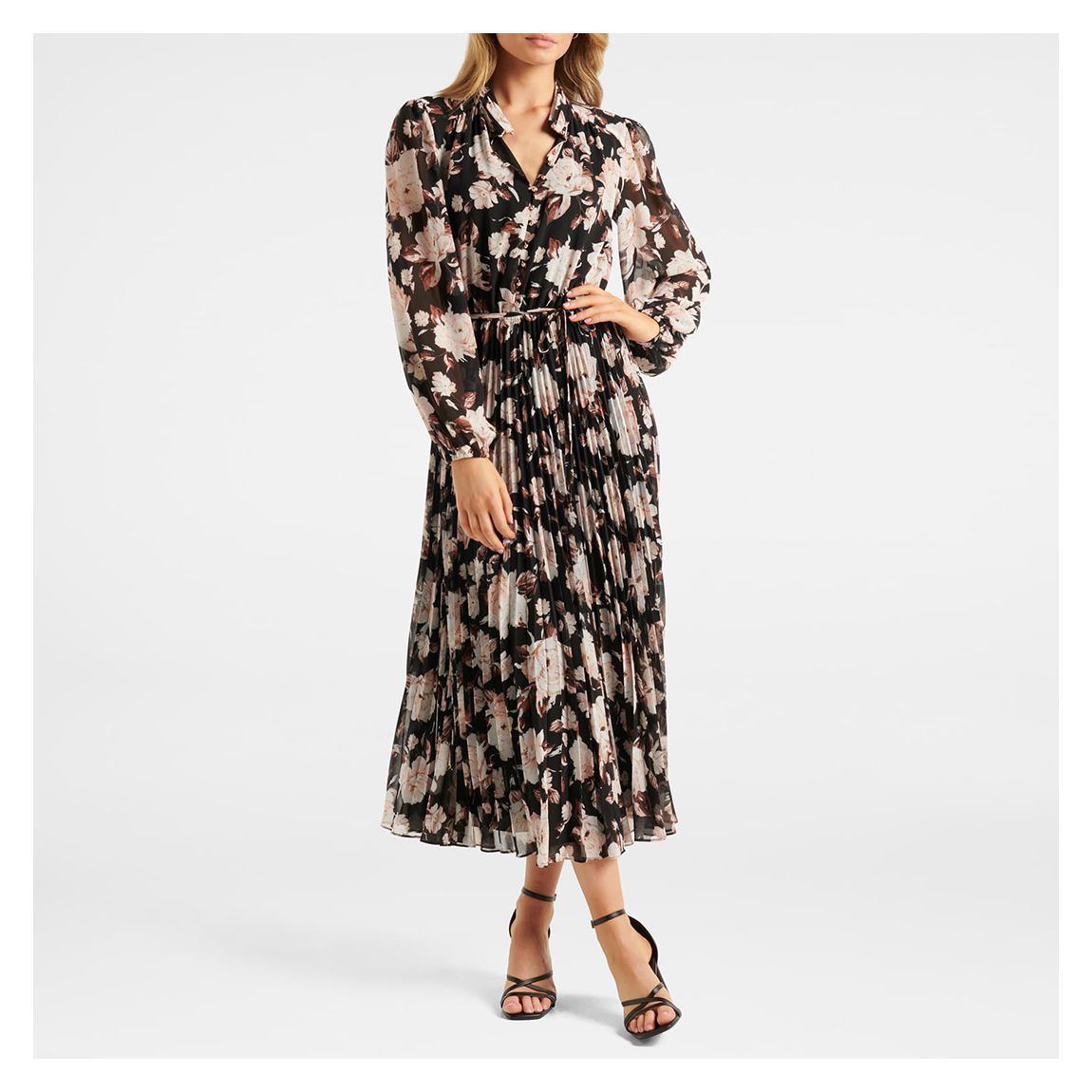 Zena Button Up Midi Dress main product photo