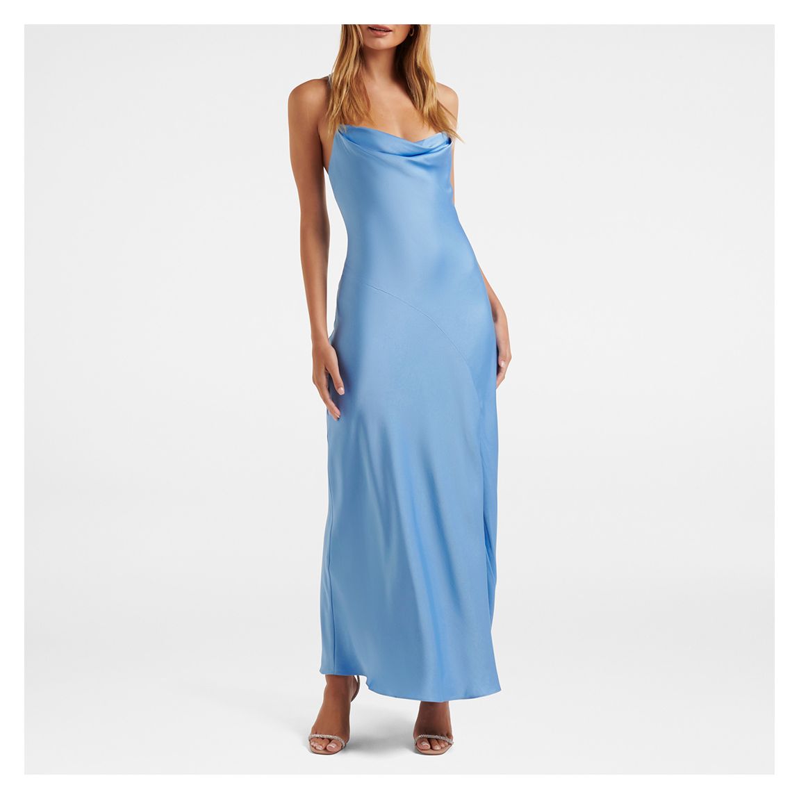 Blue Blair Back Detail Maxi Dress main product photo