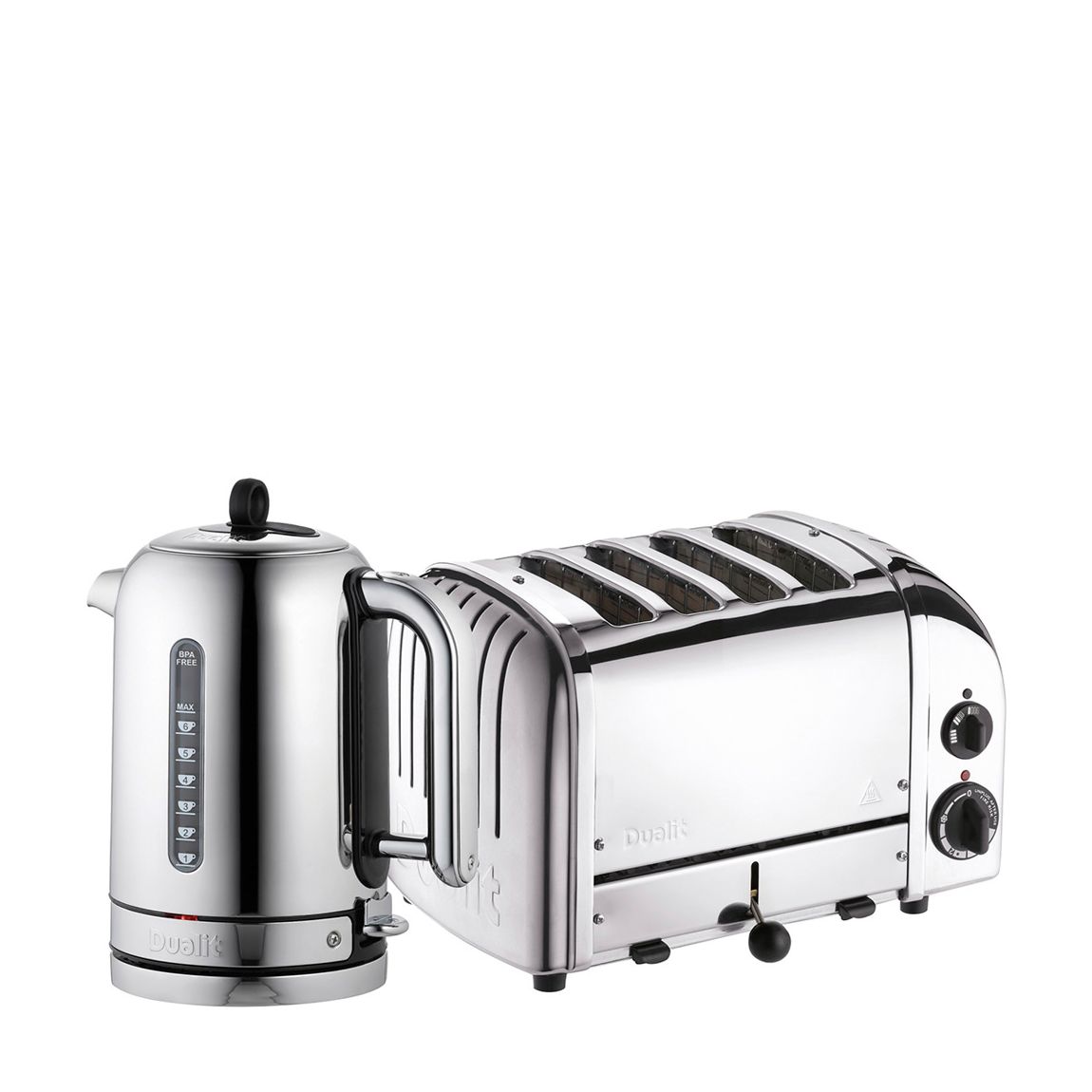 Classic Poished 4 Slot Toaster & Kettle Bundle main product photo