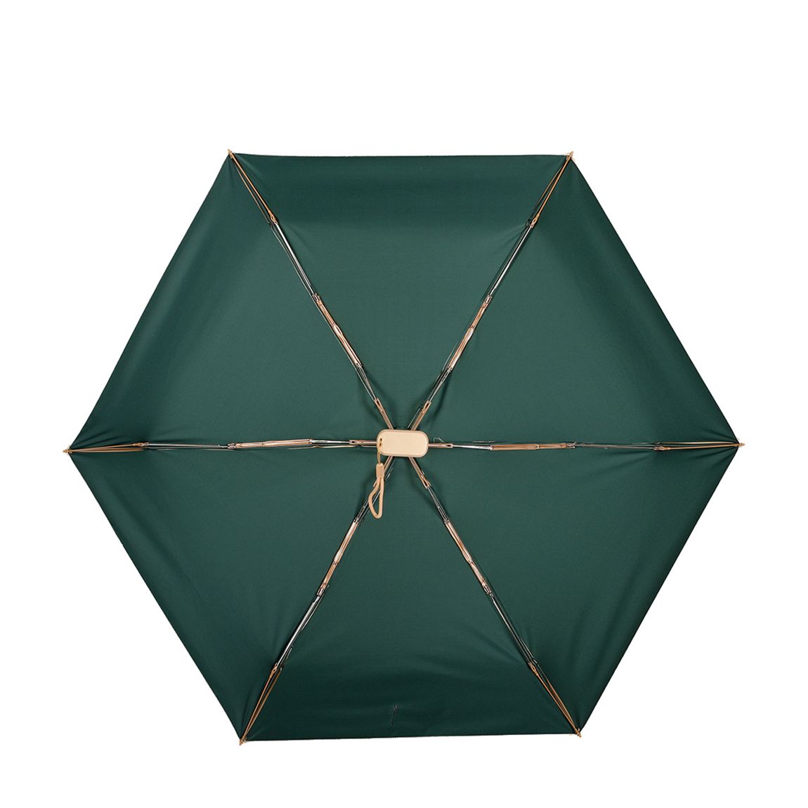 Green & Gold Mini Folding Umbrella main product photo