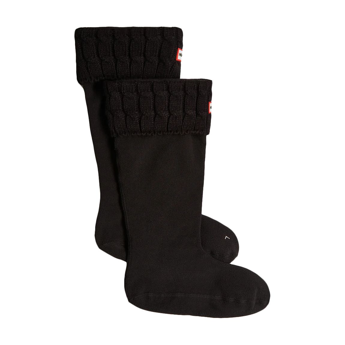 Black Tall 6 Stitch Boot Socks main product photo