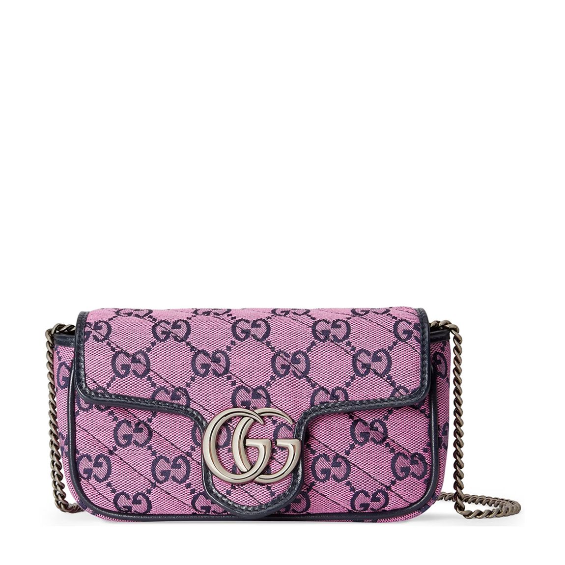 GG Marmont Crystal Matelasse Quilted Velvet Crossbody Bag main product photo