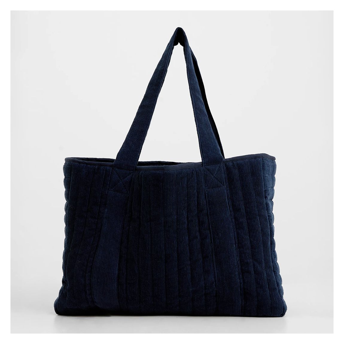 Navy Cord Tote Bag main product photo