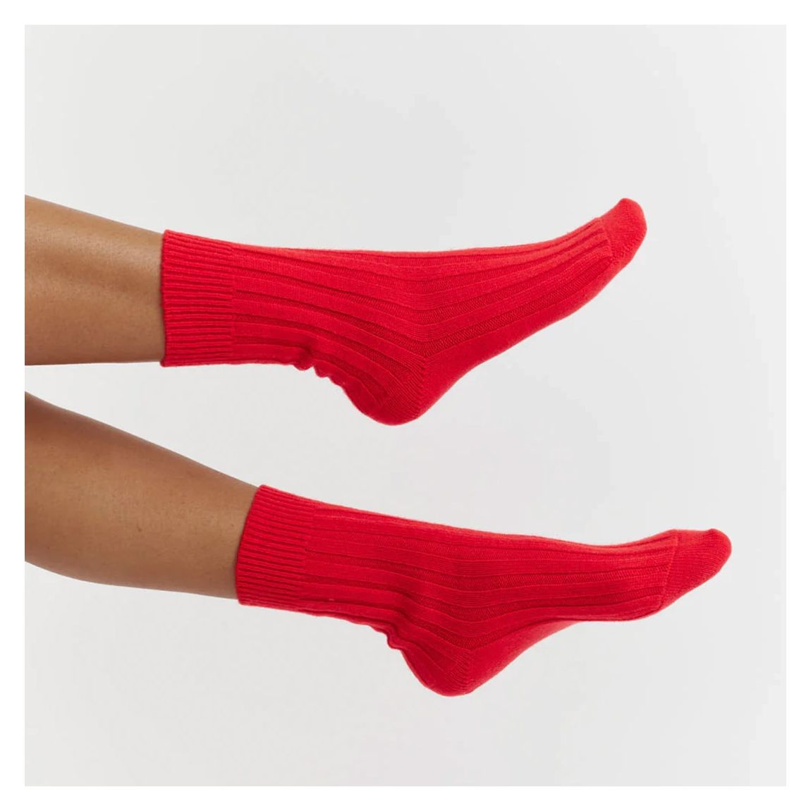 Red Wool-cashmere Socks main product photo
