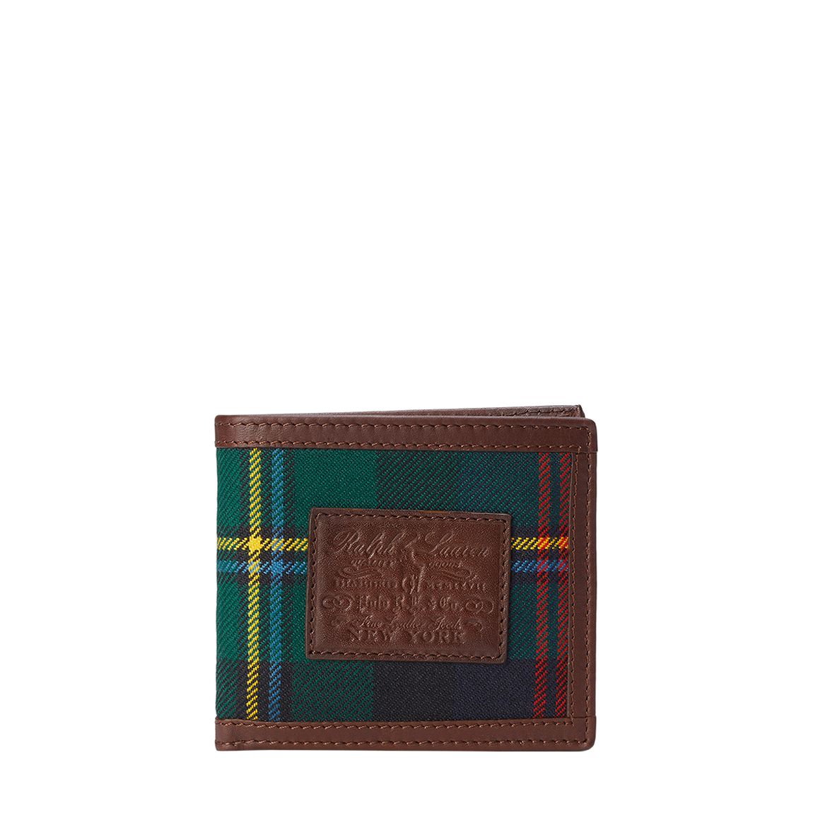 Tartan Wool Leather Wallet main product photo