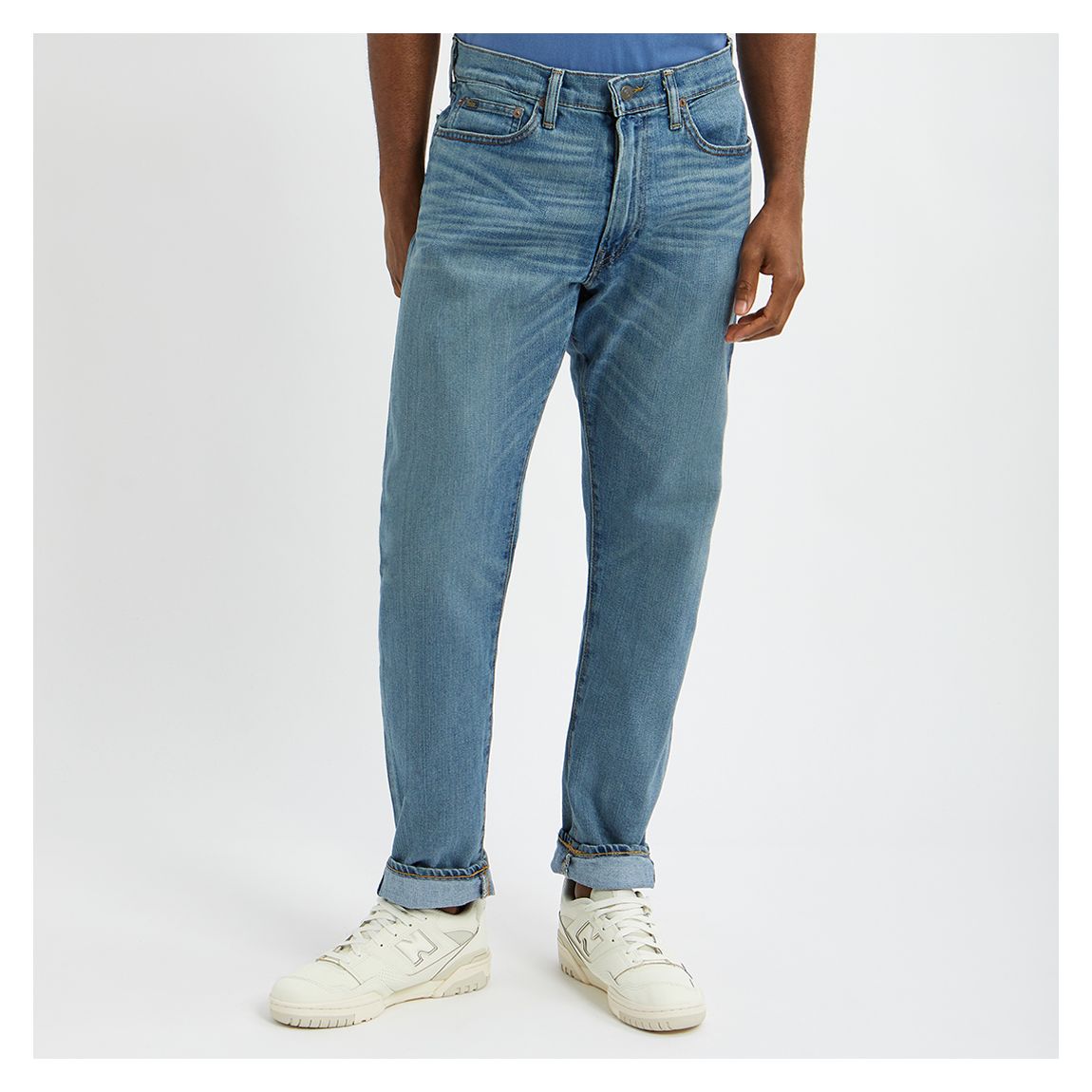 Blue Parkside Taper Stretch Jeans main product photo