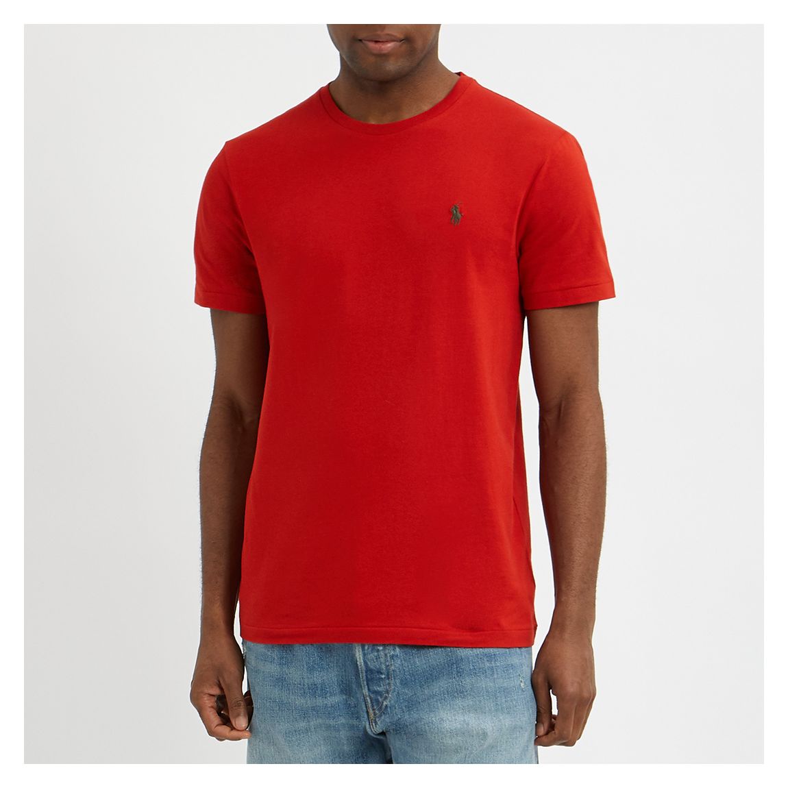 Red Cotton Long Sleeve T-Shirt main product photo