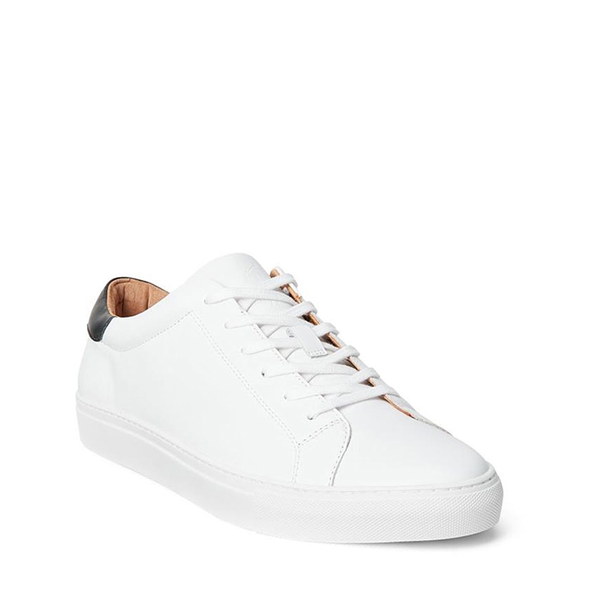 White Jermain Leather Trainers main product photo