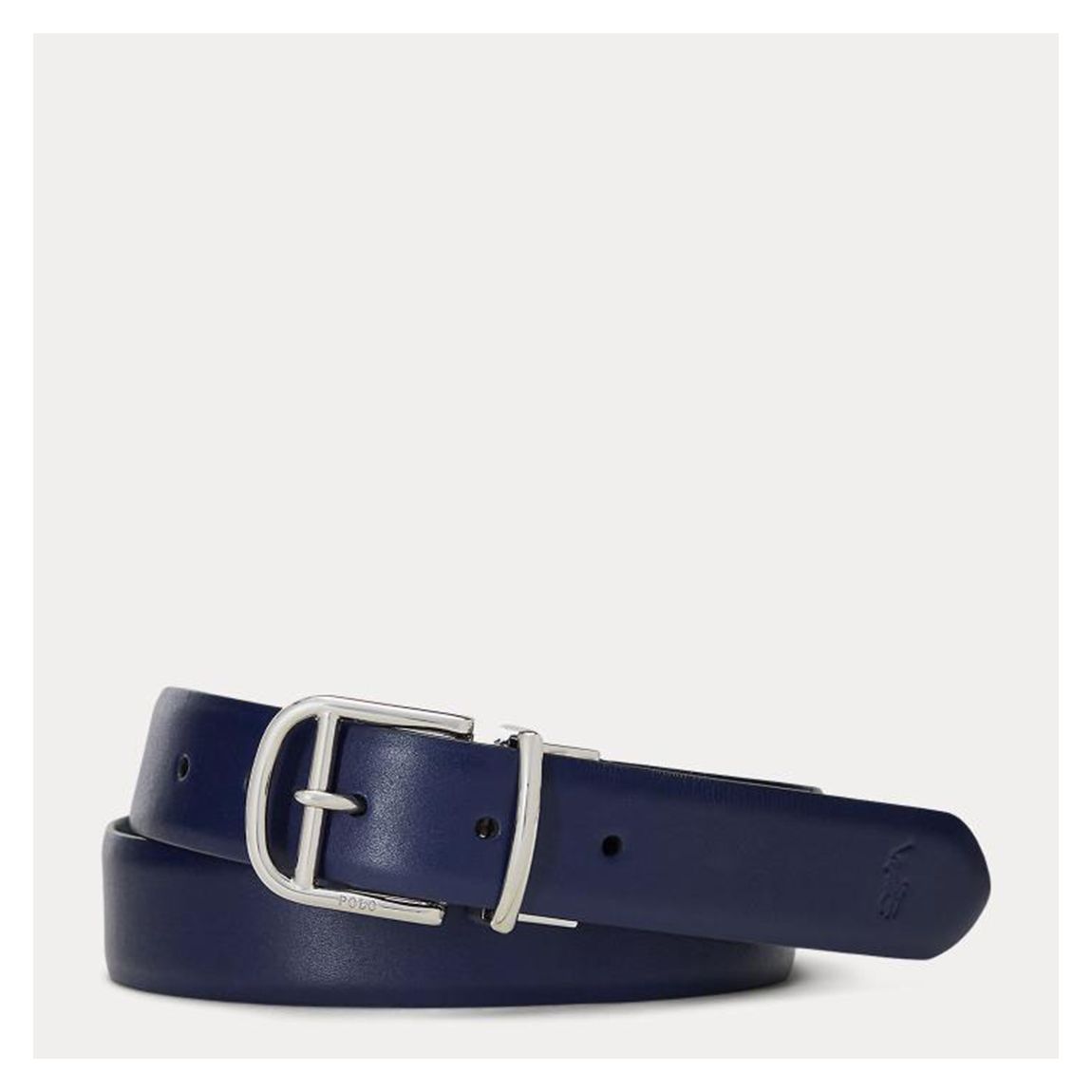 Navy/Green Reversible Leather Belt main product photo