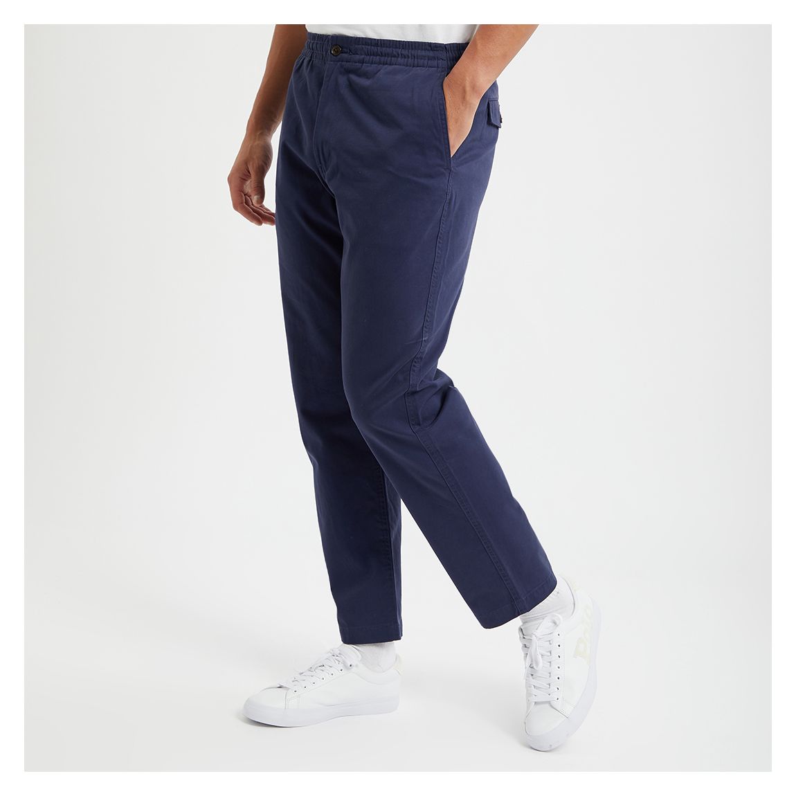 Navy Classic Tapered Fit Trousers main product photo