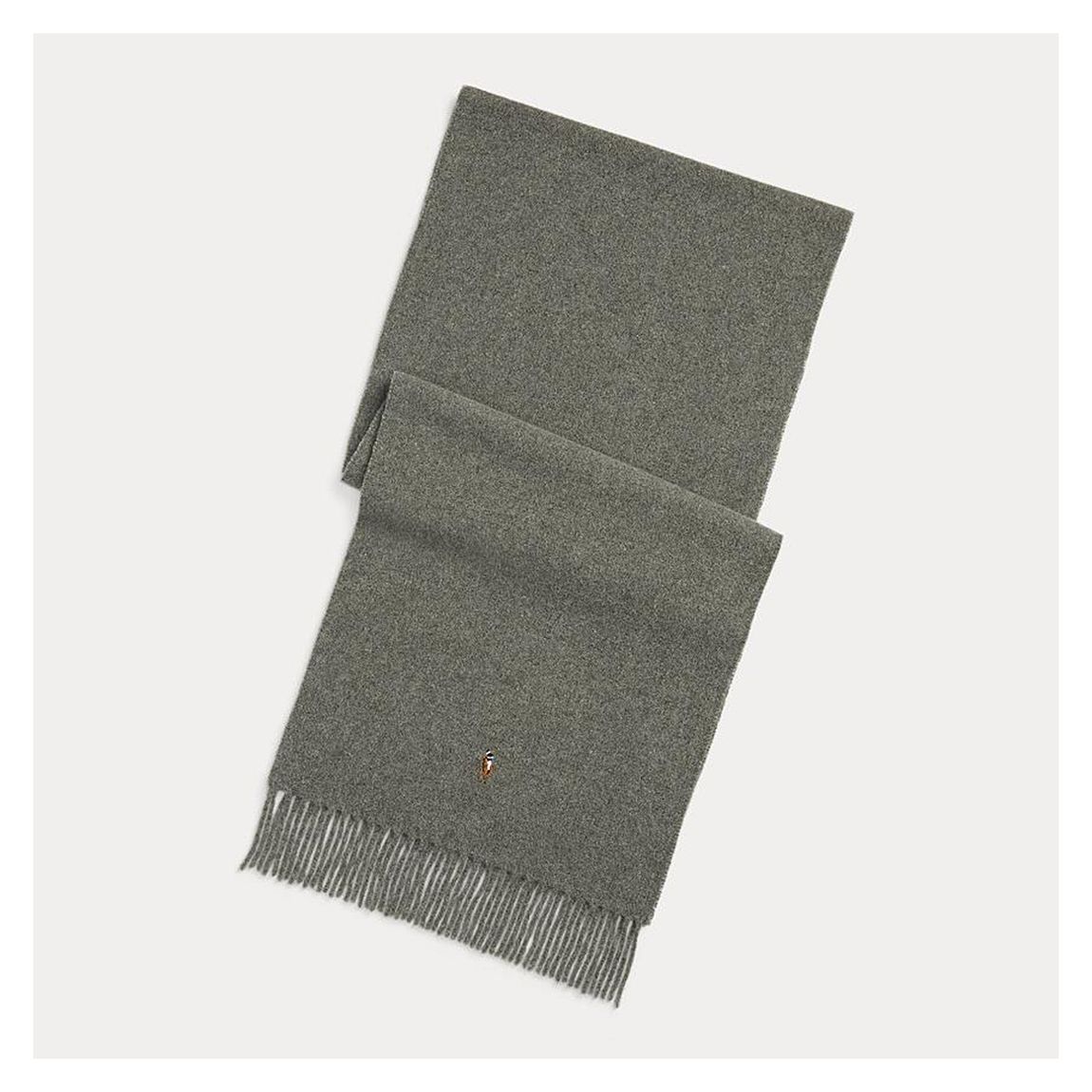 Grey Tassel Wool Scarf main product photo