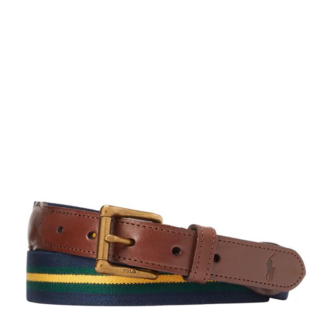 Brown Buckle Leather Belt main product photo