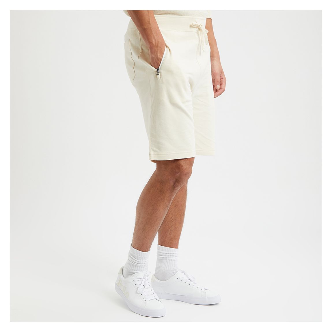 Stone Jersey Cotton Blend Shorts main product photo