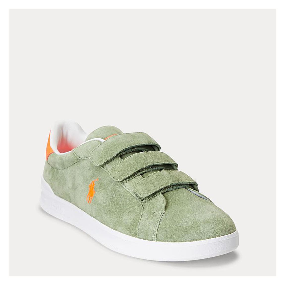 Green/Orange Velcro Suede Trainers main product photo