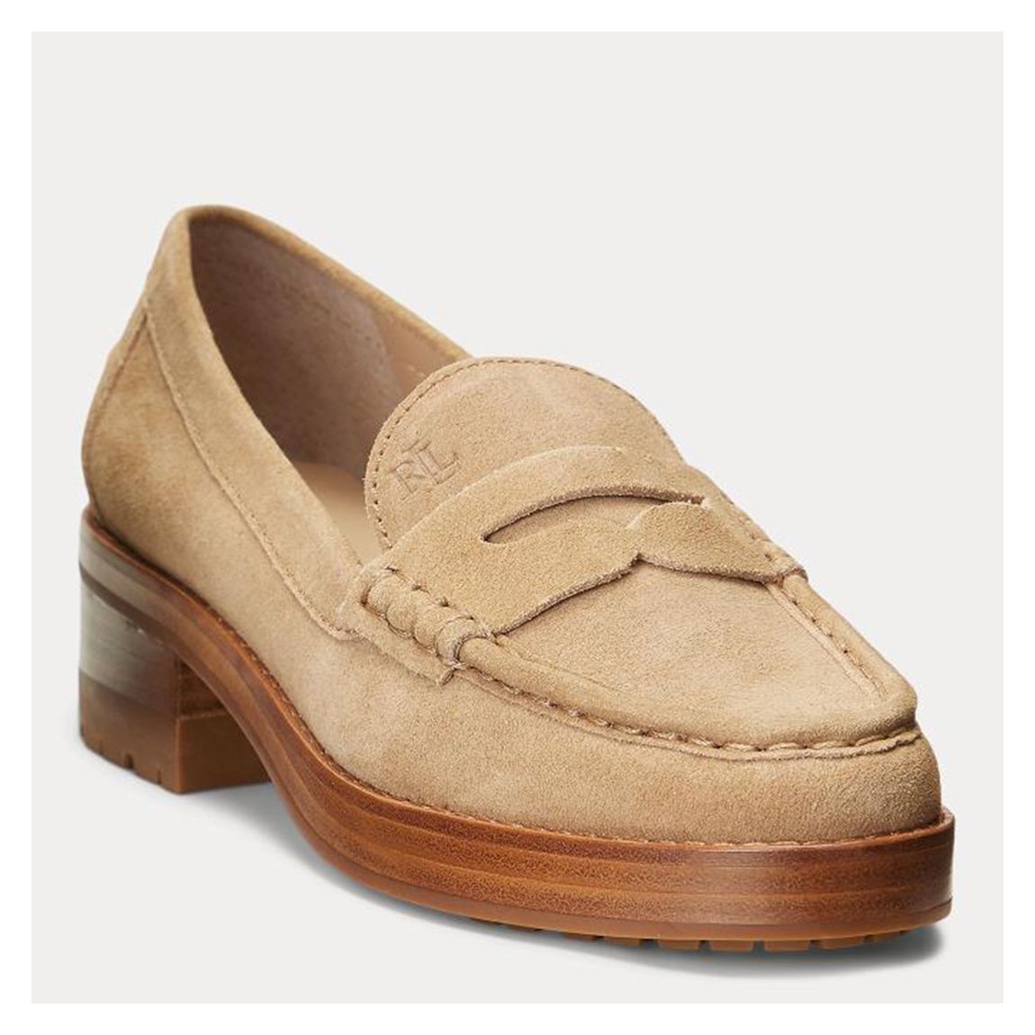 Camel Wren Suede Loafers main product photo
