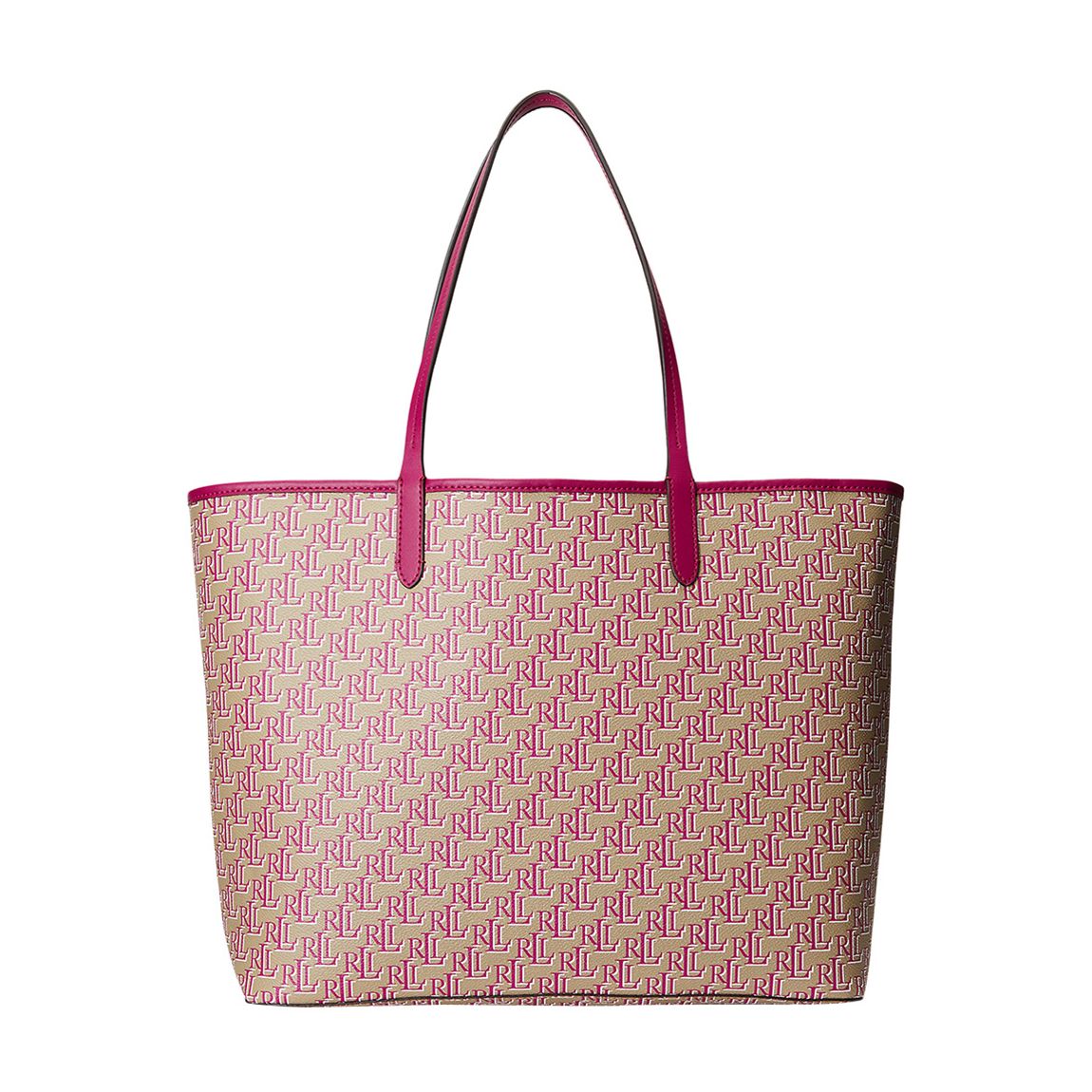 Pink Monogram Coated Large Tote Bag main product photo