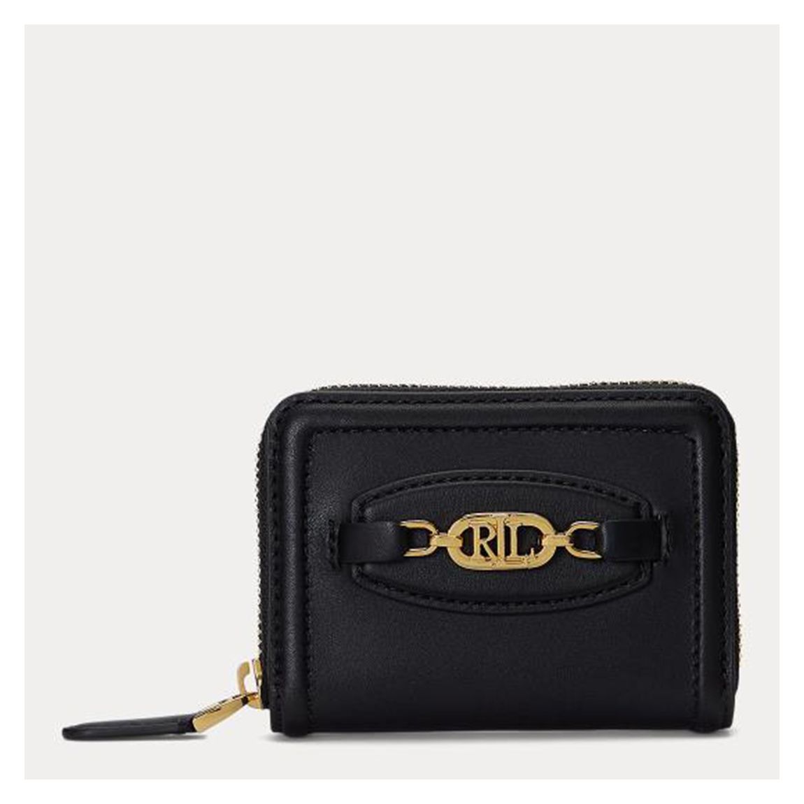 Black Smooth Leather Mini Purse main product photo
