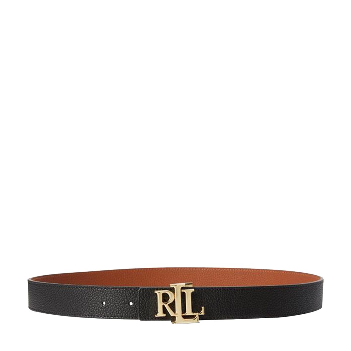 Black/Tan Reversible Leather Belt main product photo