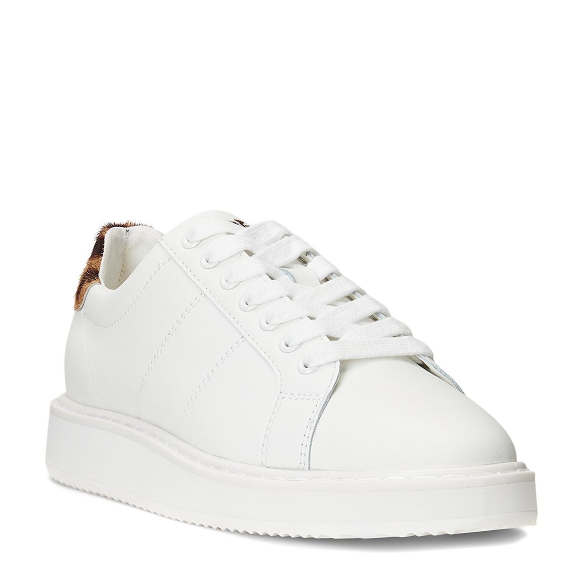 White Angeline Leather Trainers main product photo