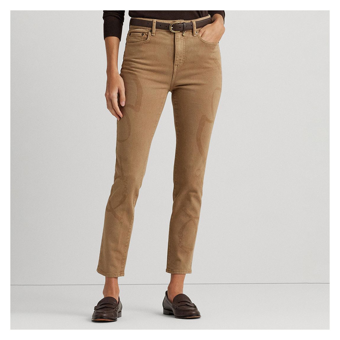 Camel Skinny Stretch Jeans main product photo