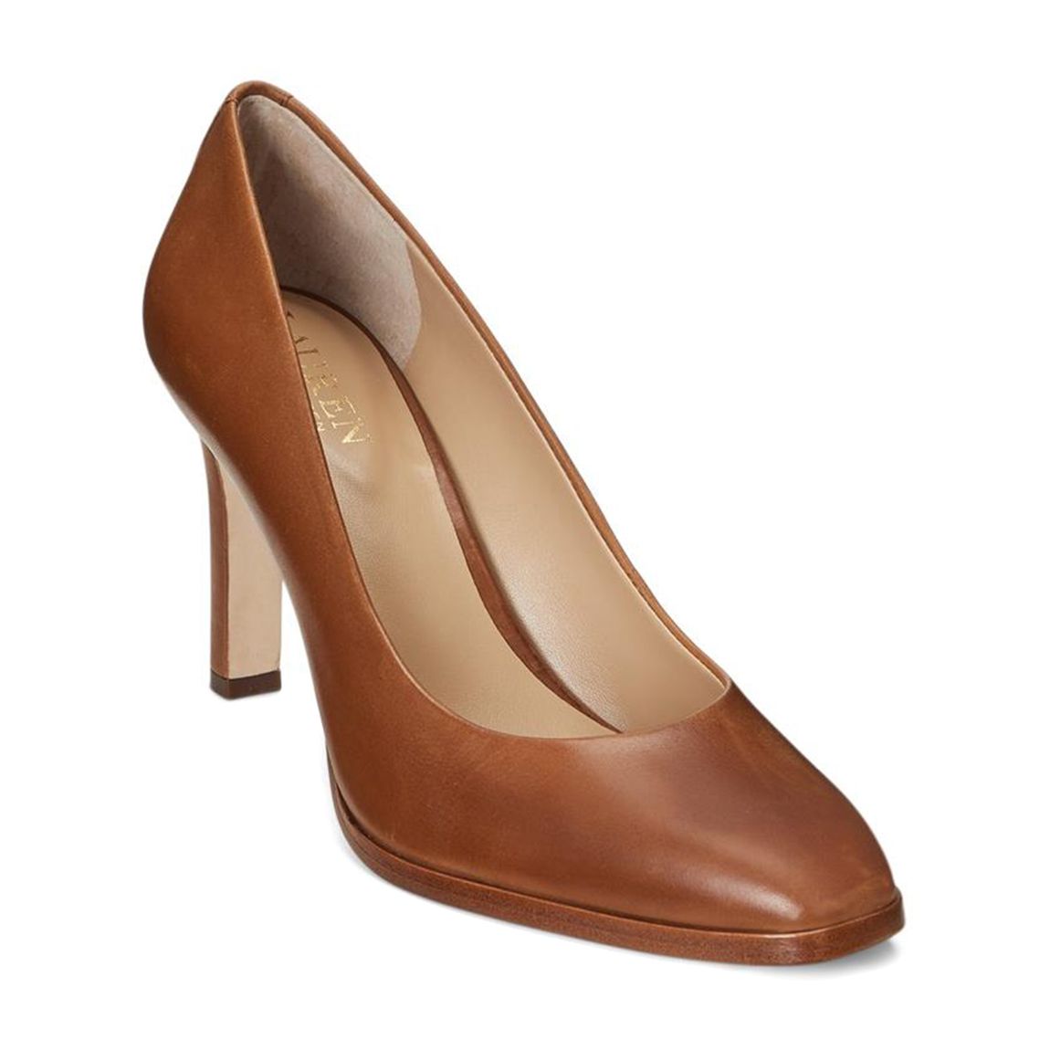 Brown Camila Burnished Heels main product photo